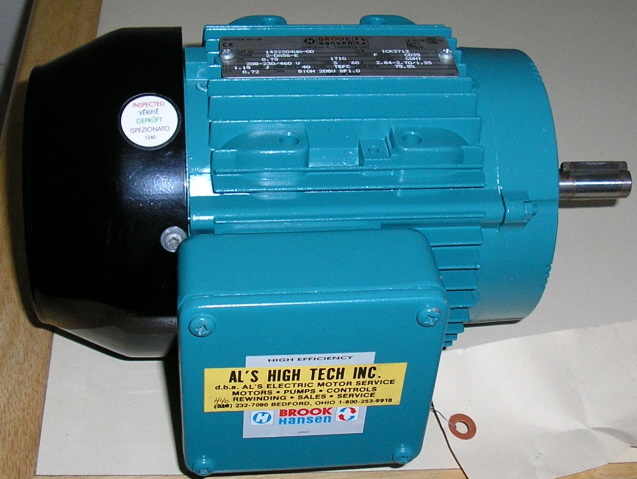 Brook Hansen 3/4 HP Induction Motor