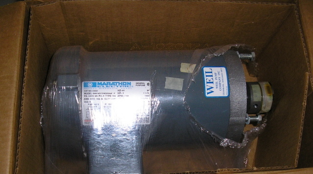 2 HP Marathon Motor 9VH145TTFR5334 AF P