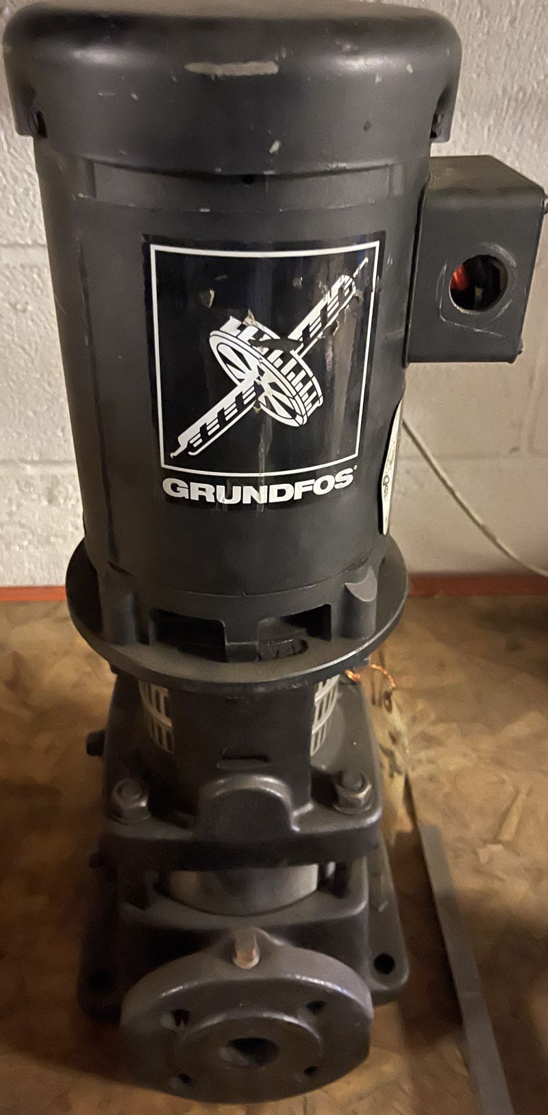 Grundfos Pump Type CR2-40 GU-A AUUE 1 HP