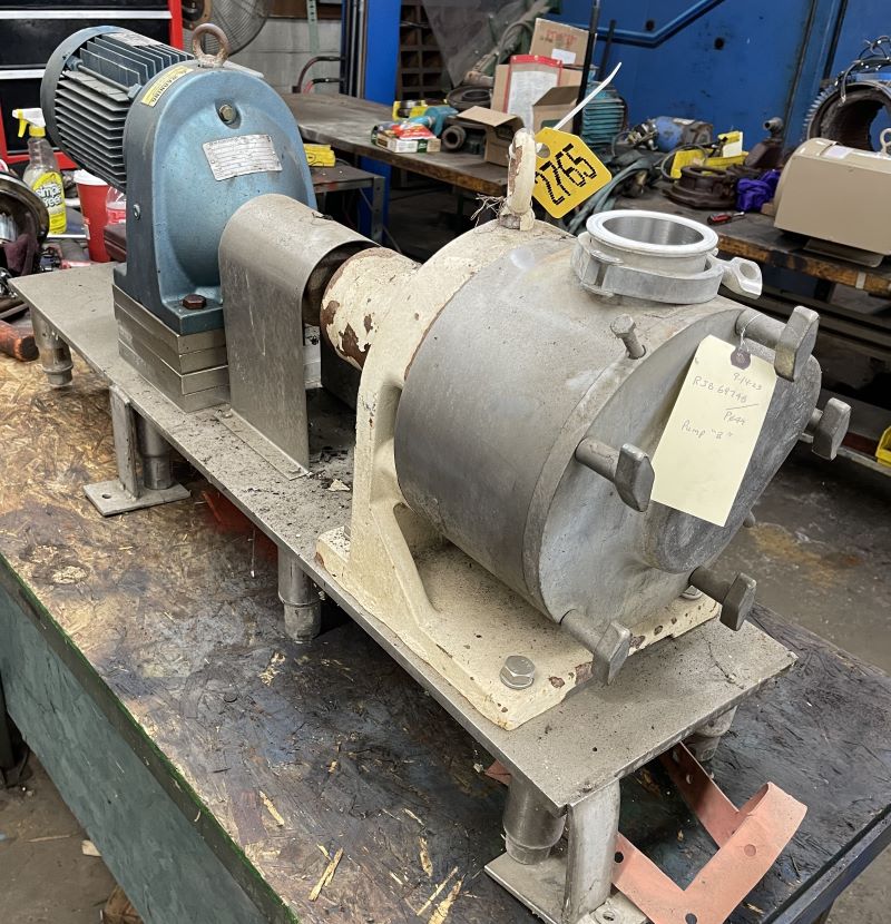 Sine Positive Used Displacement Pump 5 HP 240/460 Volts Model MR135NNTC